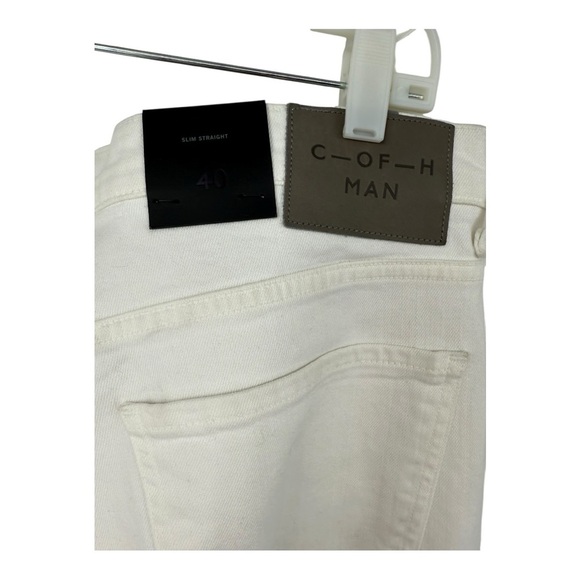 Citizens of Humanity Slim Straight Jeans NWT in soft white - Picture 6 of 7